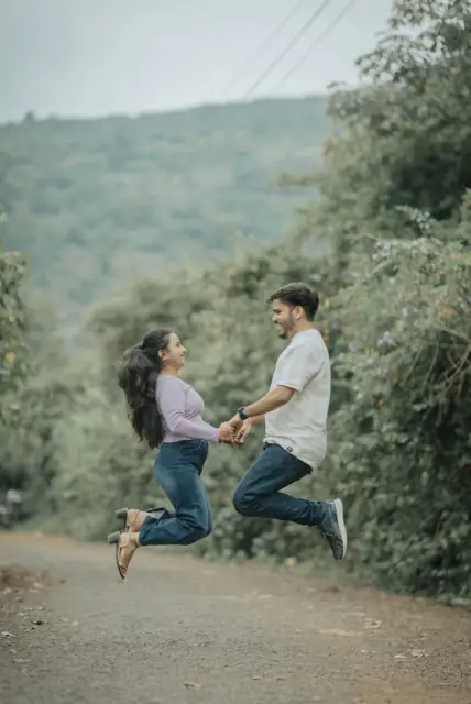 Lonavala pre wedding photograph
